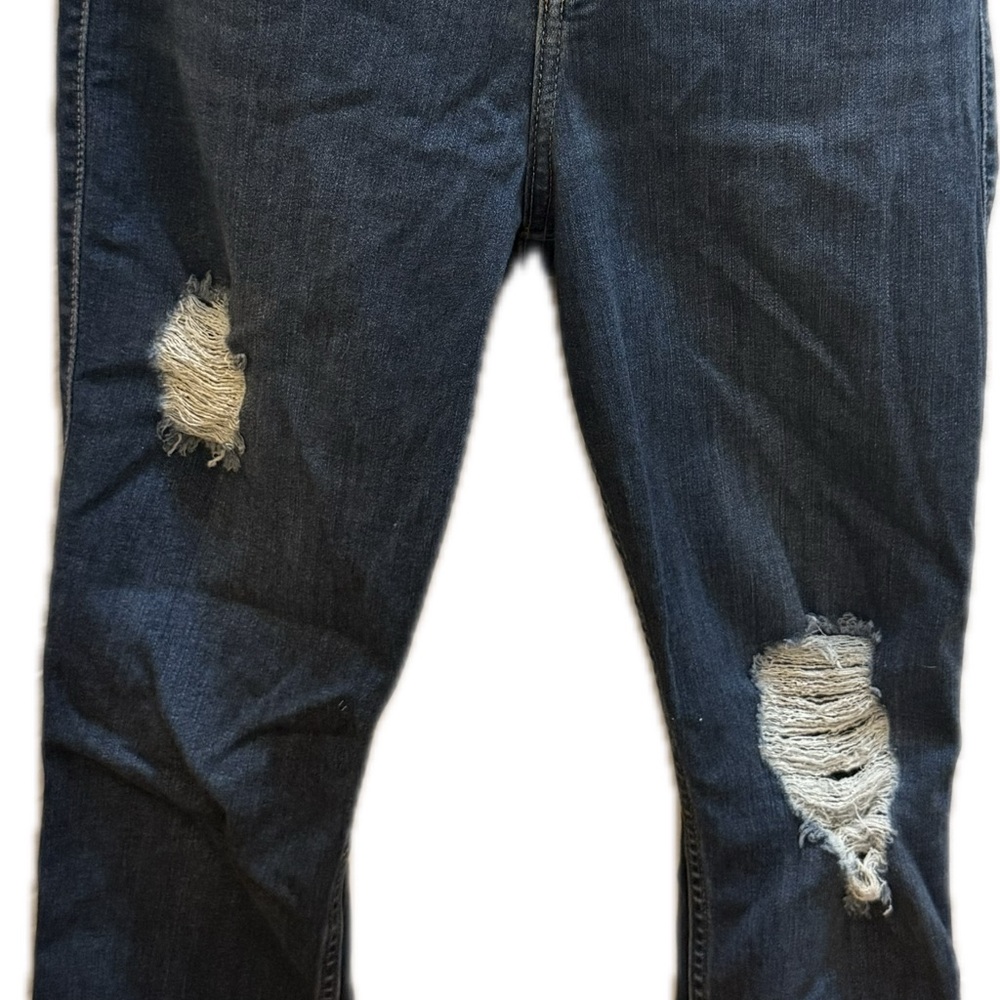 Hollister Blue Relaxed Distressed Jeans